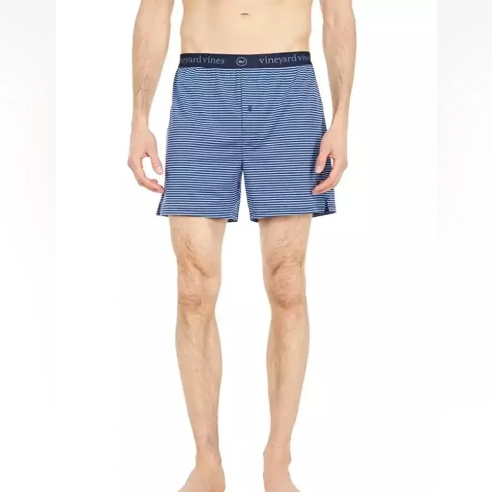 Vineyard Vines‎ Men's Blue Sankaty Performance Boxer Brief Size Medium